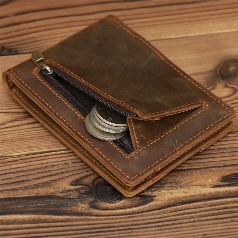 Full Grain Cowhide Leather Man Real Leather Wallet Article: WLT-ML011 - Image 5