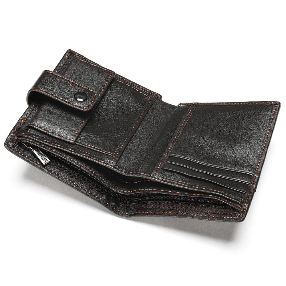 Full Grain Cowhide Leather Man Real Leather Wallet Article: WLT-ML016 - Image 5