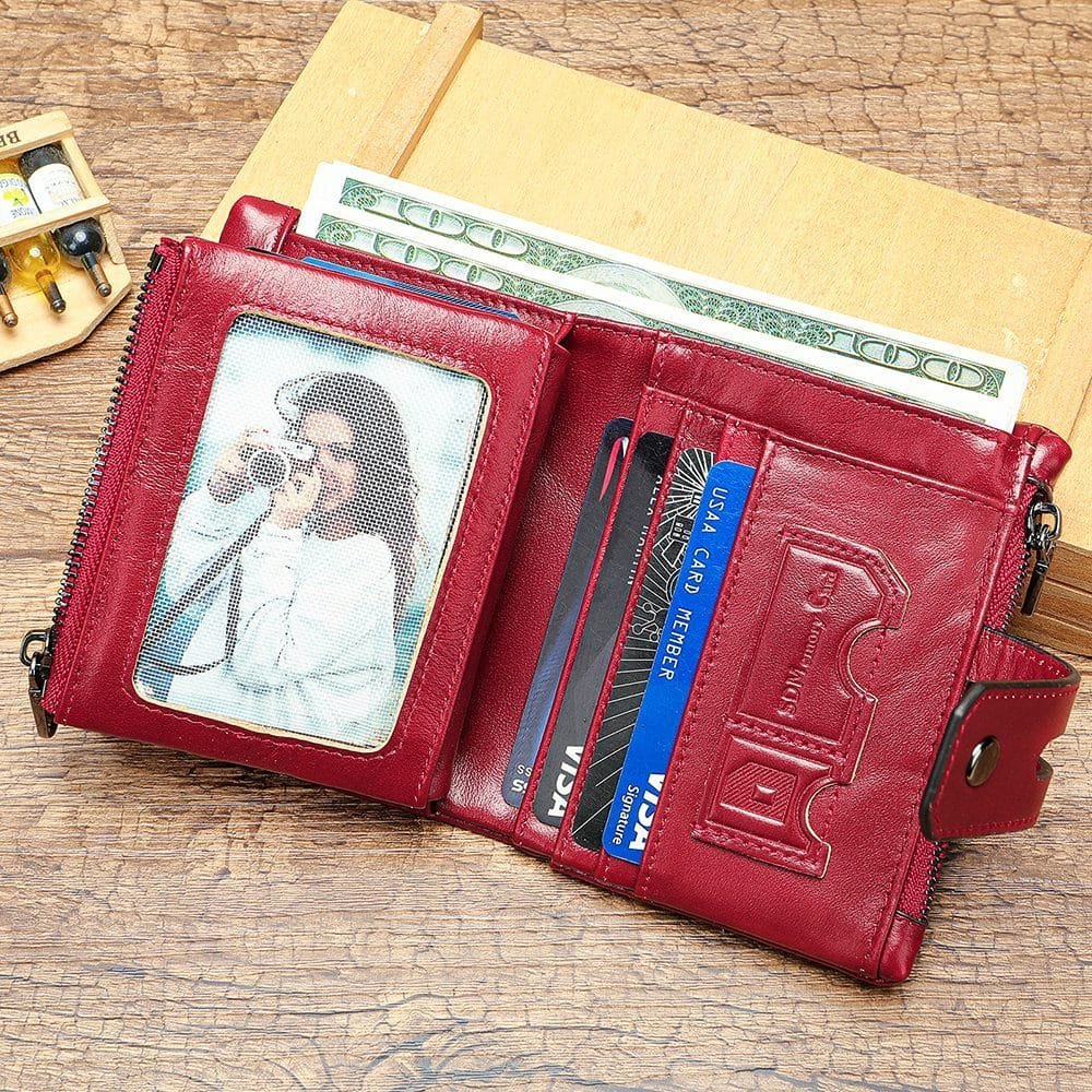 Full Grain Cowhide Leather Man Real Leather Wallet Article: WLT-ML018 - Image 6