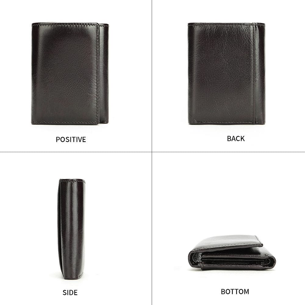 Full Grain Cowhide Leather Man Real Leather Wallet Article: WLT-ML025 - Image 5