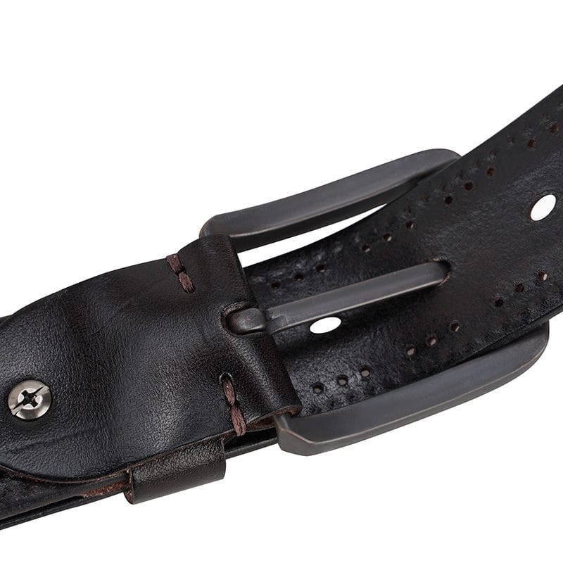 Full Grain Cowhide Leather Man Real Leather Belt Article: BT-ML005 - Image 3