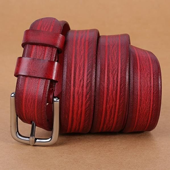 Full Grain Cowhide Leather Man Real Leather Belt Article: BT-ML010 - Image 4