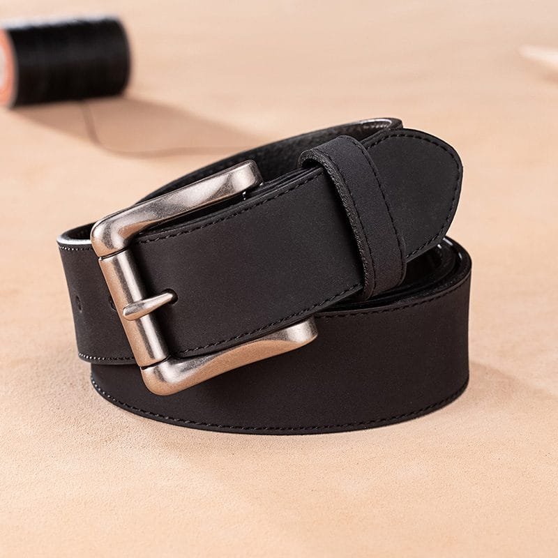 Full Grain Cowhide Leather Man Real Leather Belt Article: BT-ML011 - Image 4