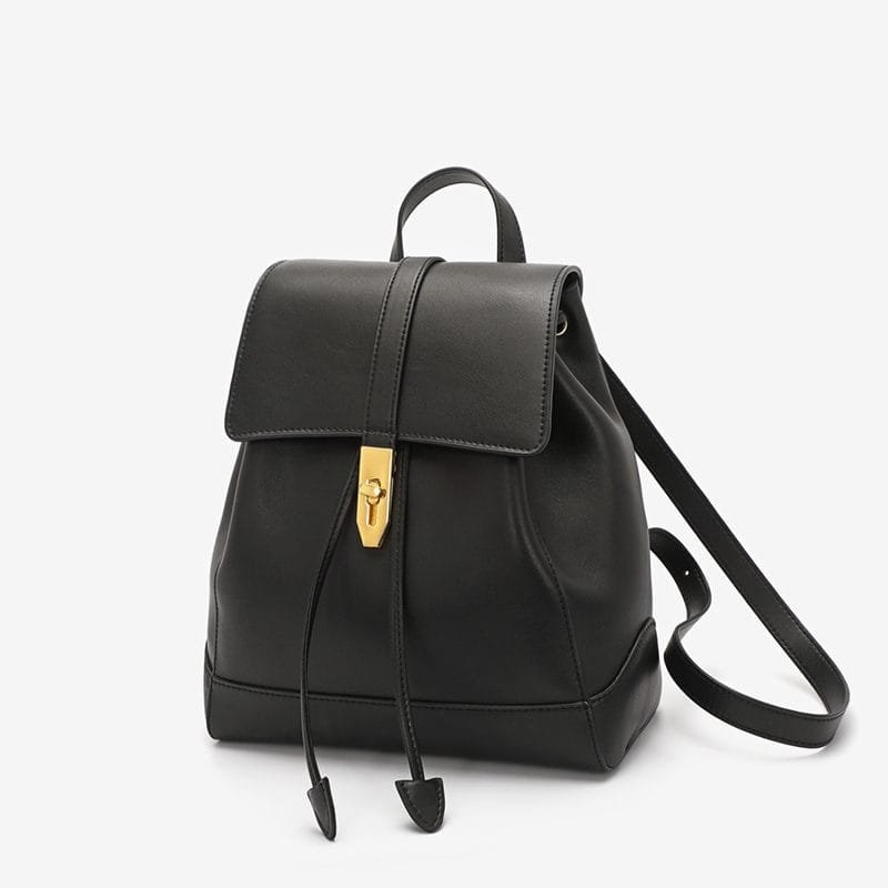 High Quality Women Vintage Full Grain Cowhide Leather Office Laptop College Backpack Article: BPKW-FL002 - Image 5