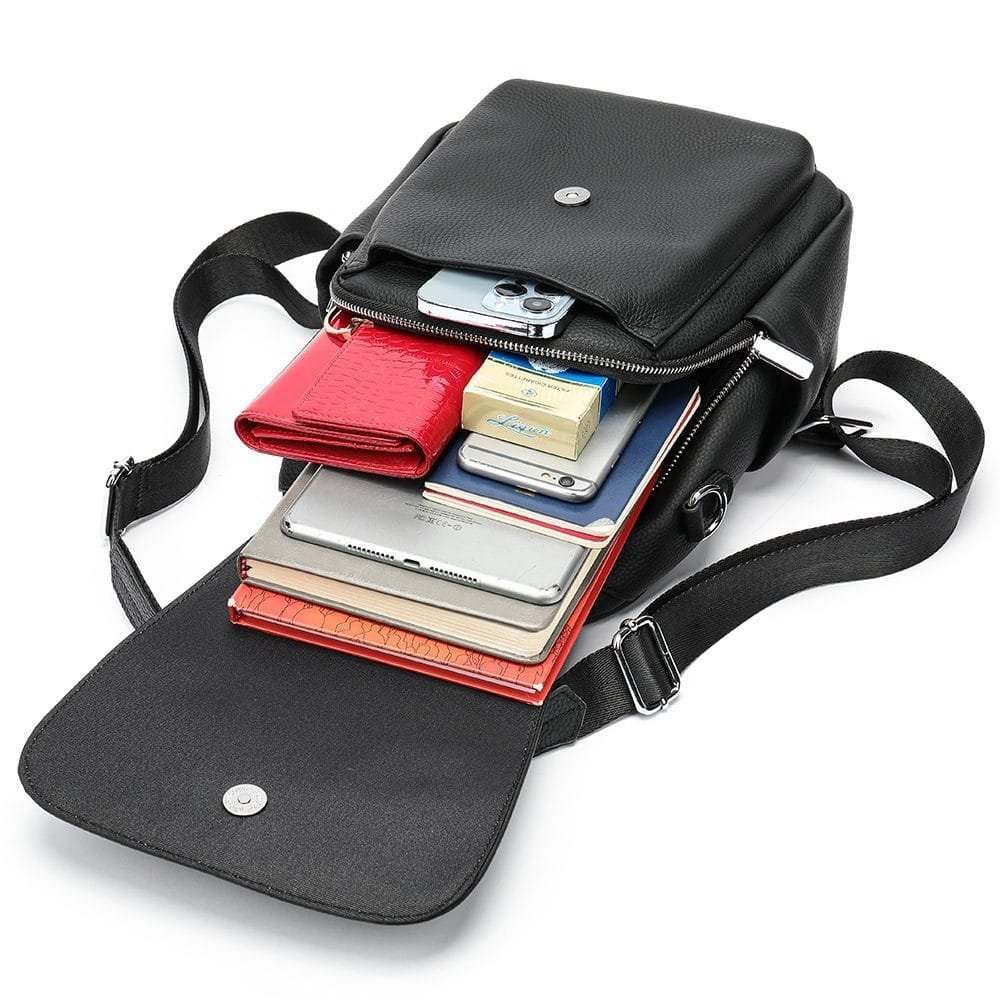 High Quality Women Vintage Full Grain Cowhide Leather Office Laptop College Backpack Article: BPKW-FL009 - Image 5
