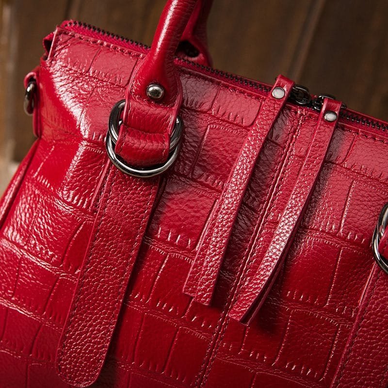 Tote Bag for Women Large Shoulder Handbag Work Full Grain Cowhide Leather Article: HT-FL004 - Image 5