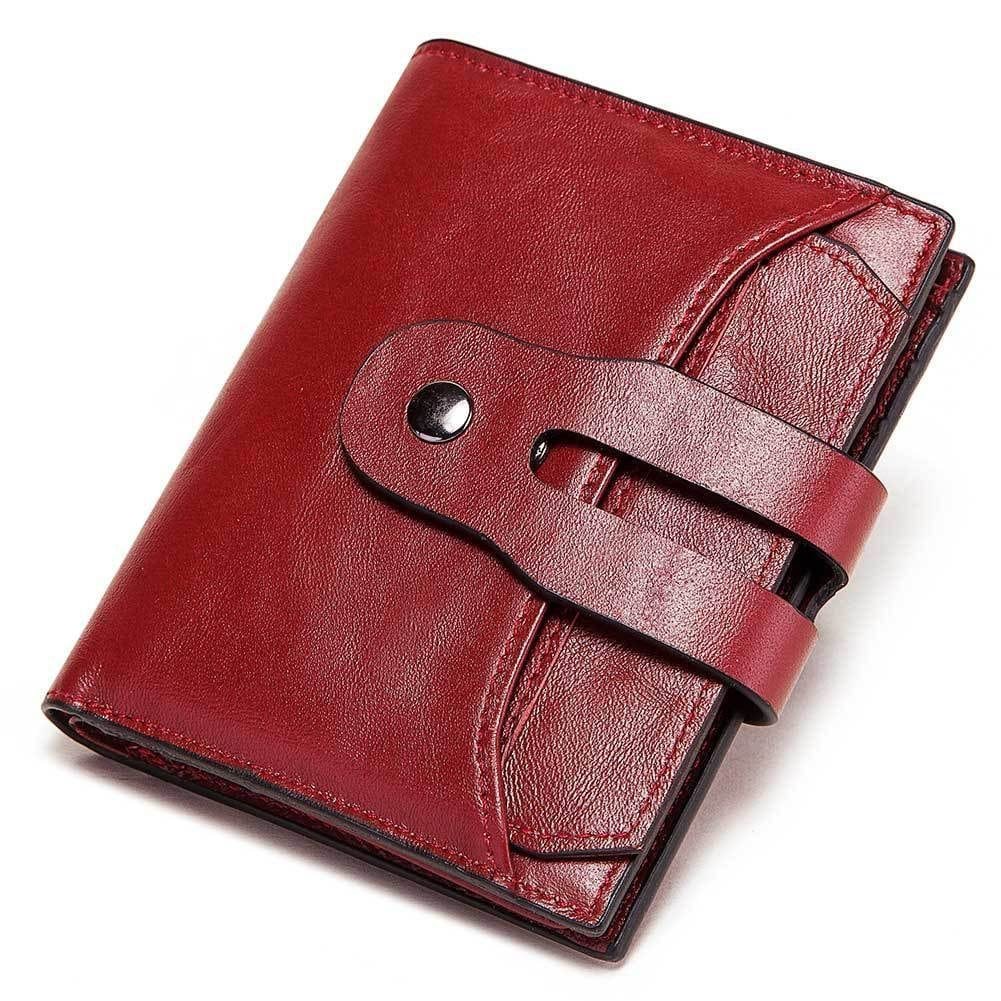 Long Zipper Girls Clutch Bag Ladies Wallet Mobile Phone Full Grain Cowhide Leather Article: WLT-FL008 - Image 5