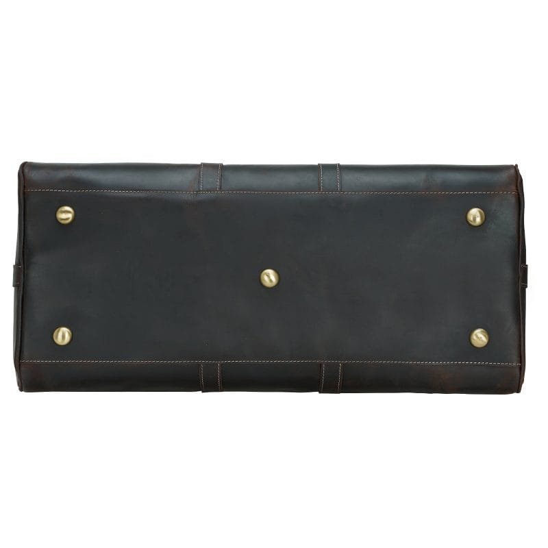 Full Grain Cowhide Leather Travel Bag Duffel Bag Weekend Outdoor for Men Article: DFL-ML005 - Image 5