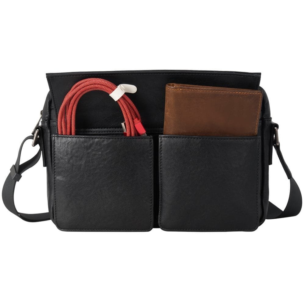 Full Grain Cowhide Leather Handmade Men Messenger Crossbody Satchel Bag Article: SCB-ML005 - Image 5