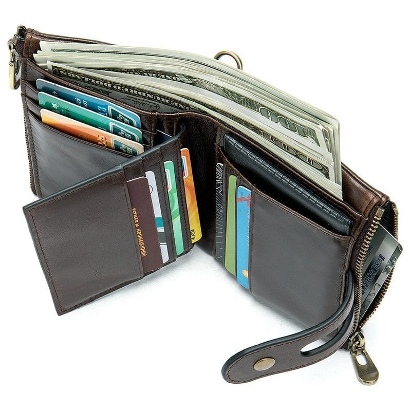 Full Grain Cowhide Leather Man Real Leather Wallet Article: WLT-ML002 - Image 5