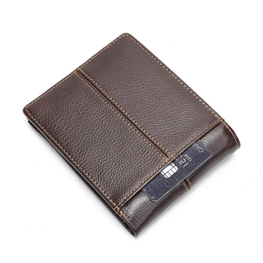 Full Grain Cowhide Leather Man Real Leather Wallet Article: WLT-ML004 - Image 4