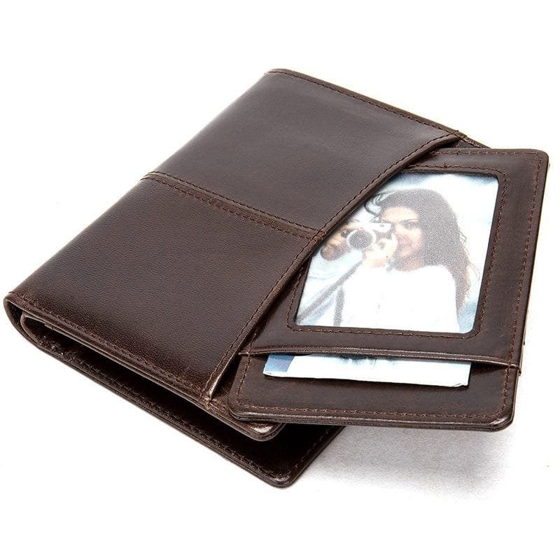 Full Grain Cowhide Leather Man Real Leather Wallet Article: WLT-ML022 - Image 4