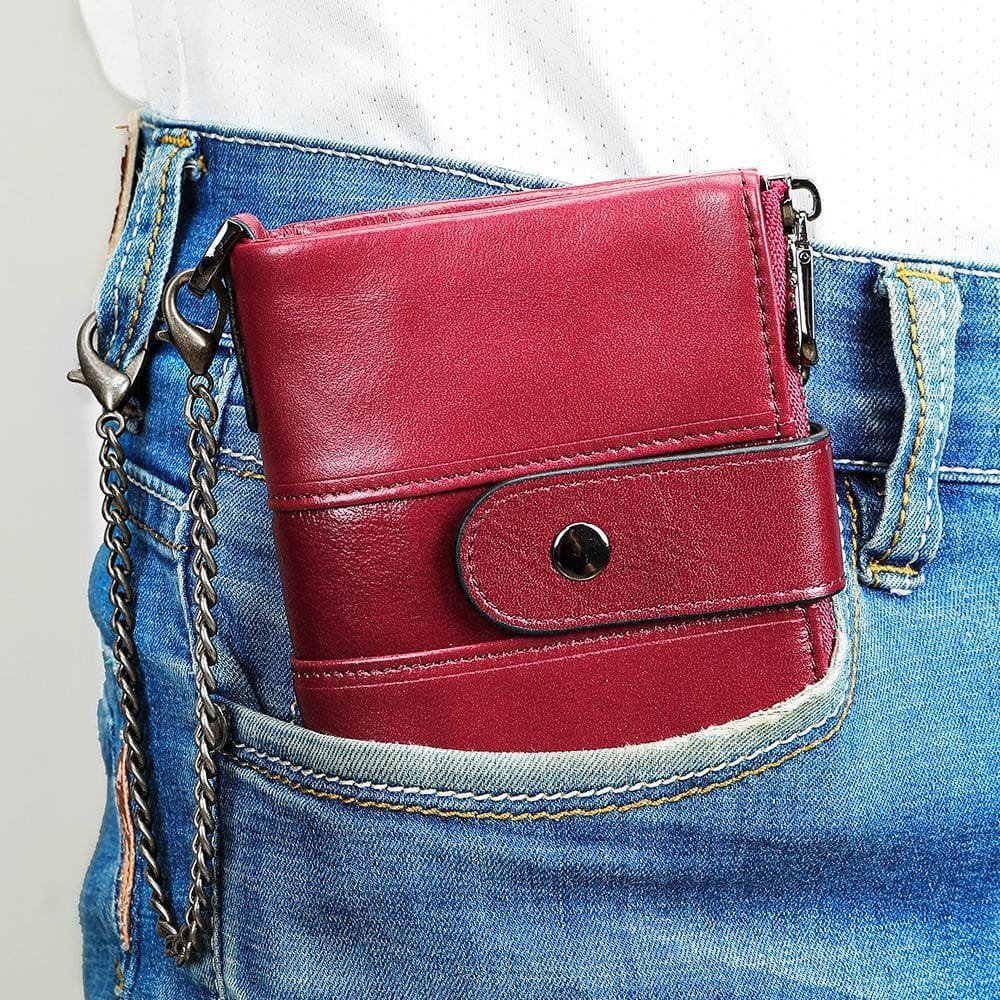 Full Grain Cowhide Leather Man Real Leather Wallet Article: WLT-ML028 - Image 6