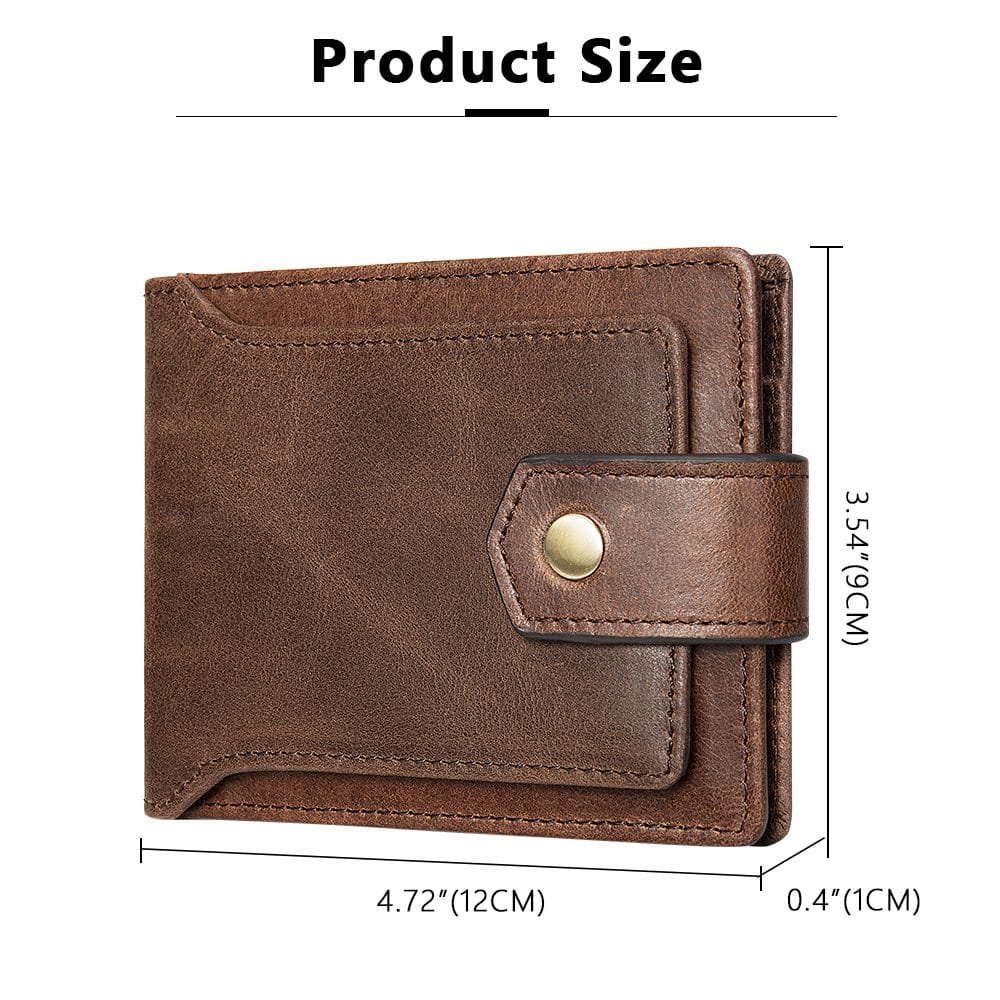 Full Grain Cowhide Leather Man Real Leather Wallet Article: WLT-ML029 - Image 3