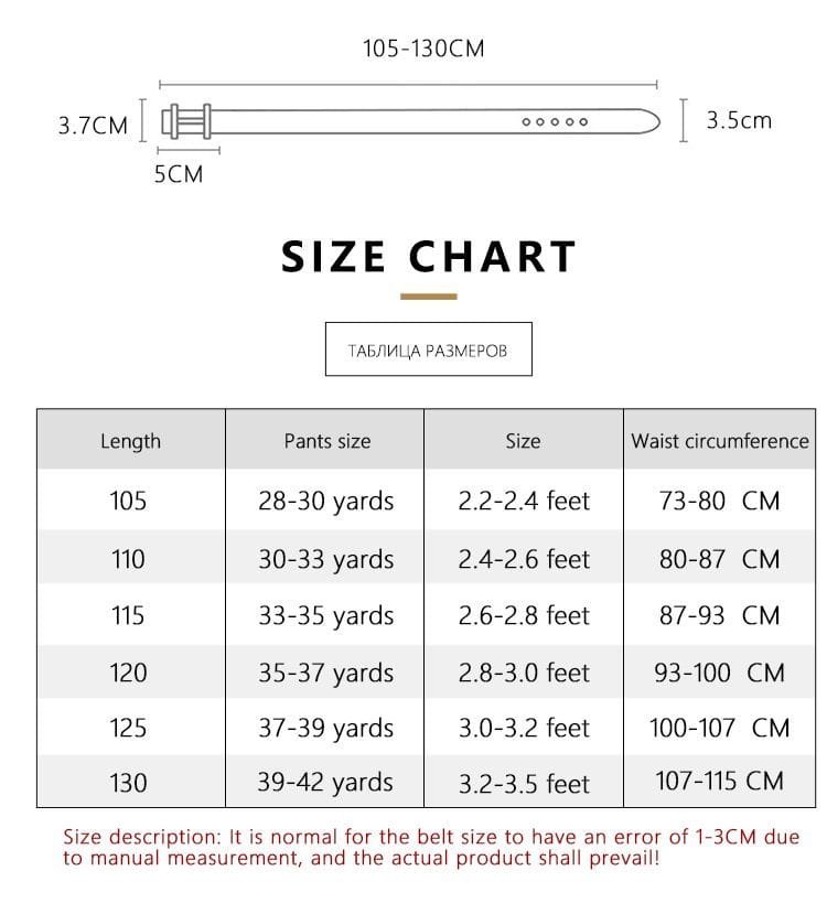 Full Grain Cowhide Leather Man Real Leather Belt Article: BT-ML016 - Image 2