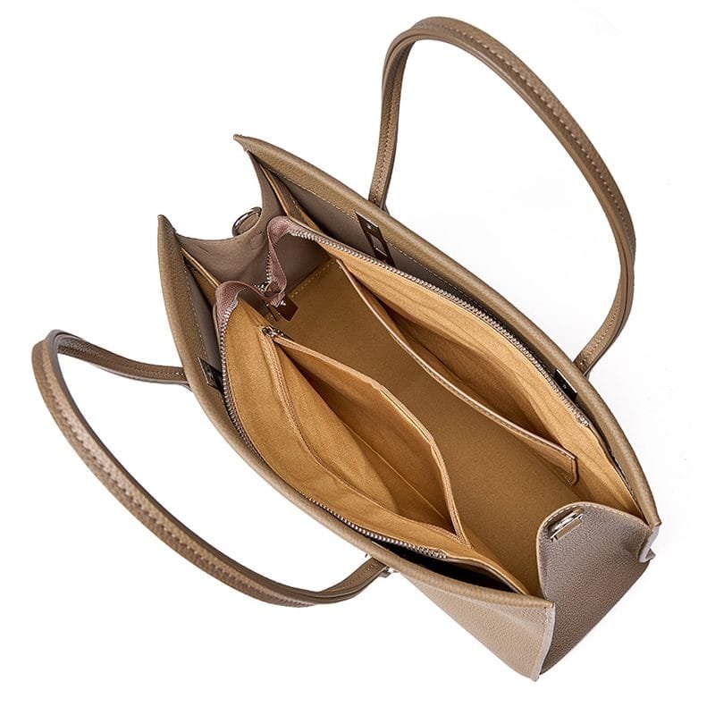 Tote Bag for Women Large Shoulder Handbag Work Full Grain Cowhide Leather Article: HT-FL002 - Image 6