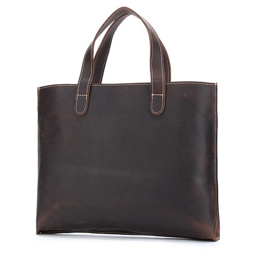 Tote Bag for Women Large Shoulder Handbag Work Full Grain Cowhide Leather Article: HT-FL008 - Image 5