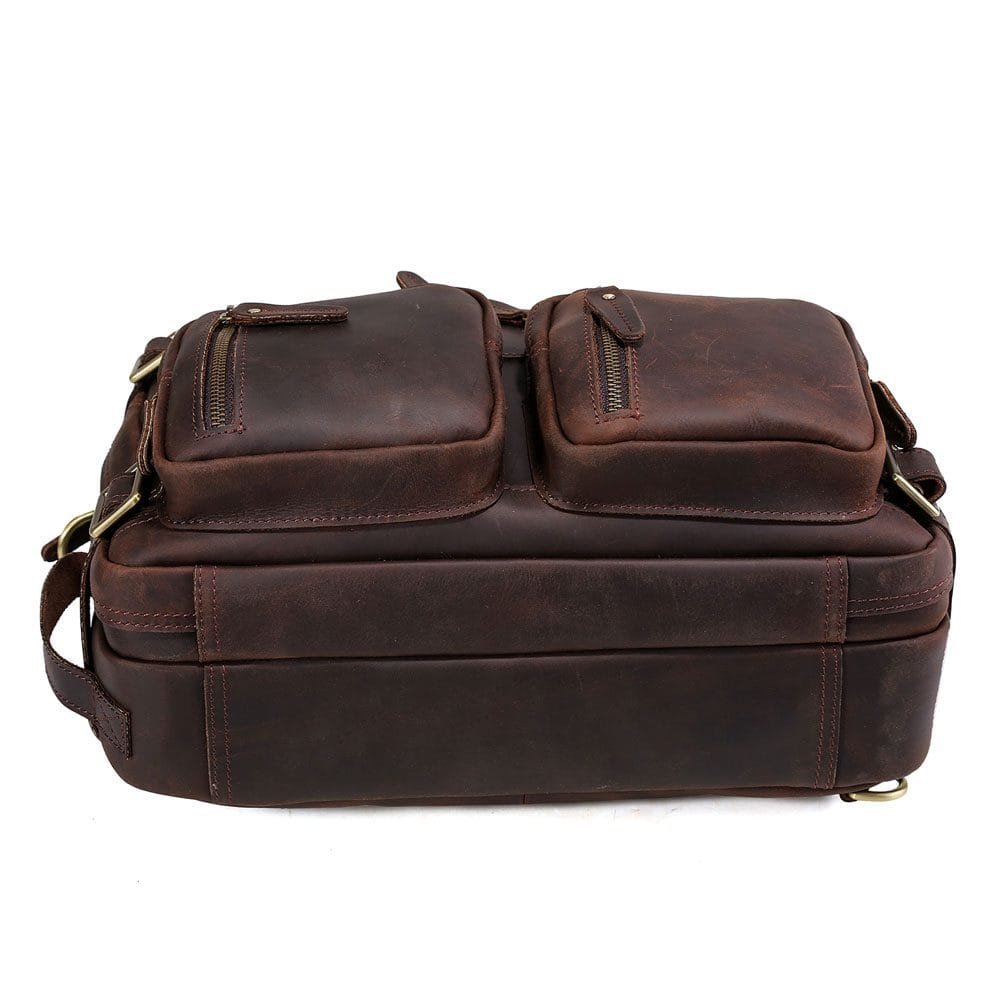 High Quality Laptop Messenger Bag Full Grain Leather Cowhide Briefcases for Men Article: MGR-UL009 - Image 3