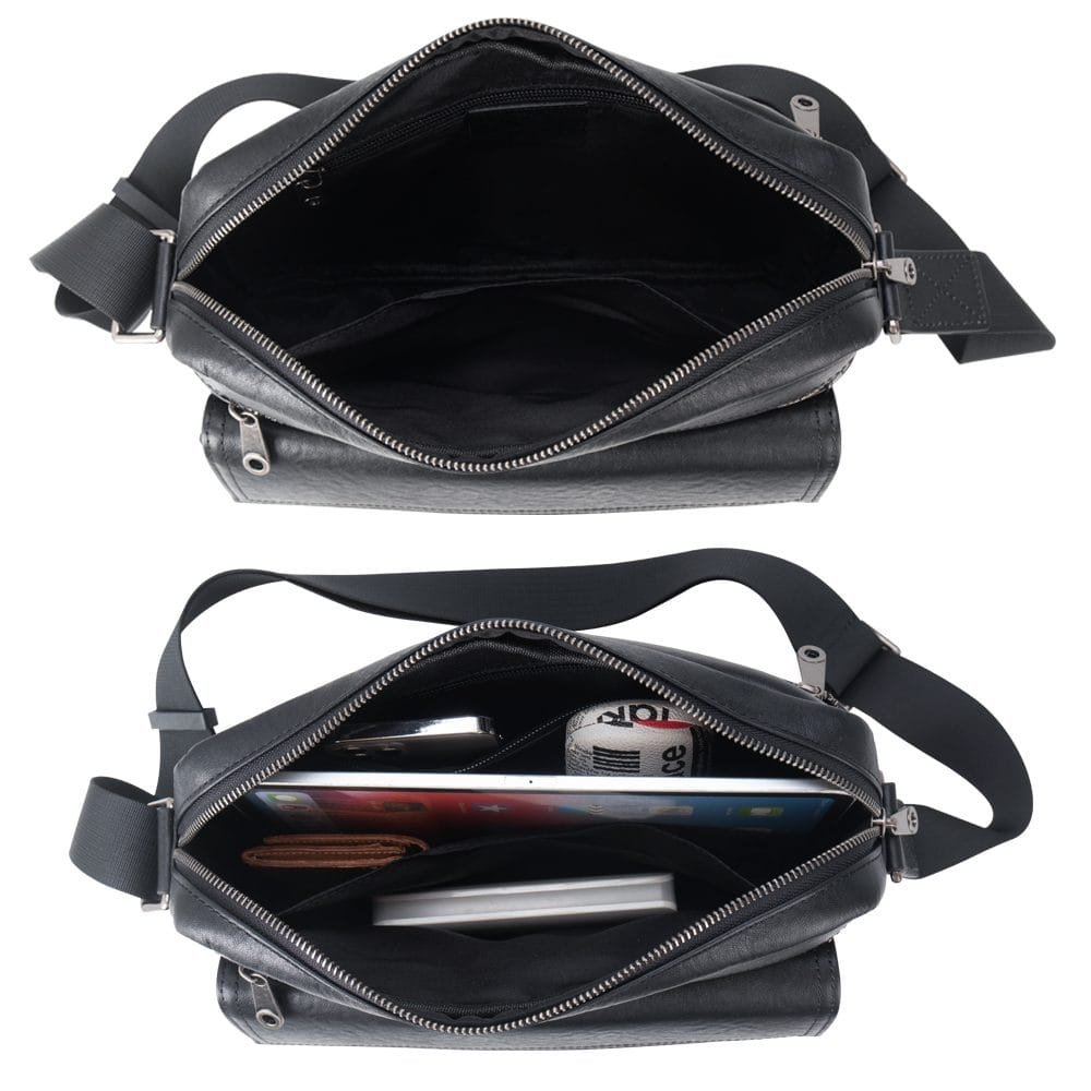 Full Grain Cowhide Leather Handmade Men Messenger Crossbody Satchel Bag Article: SCB-ML005 - Image 6