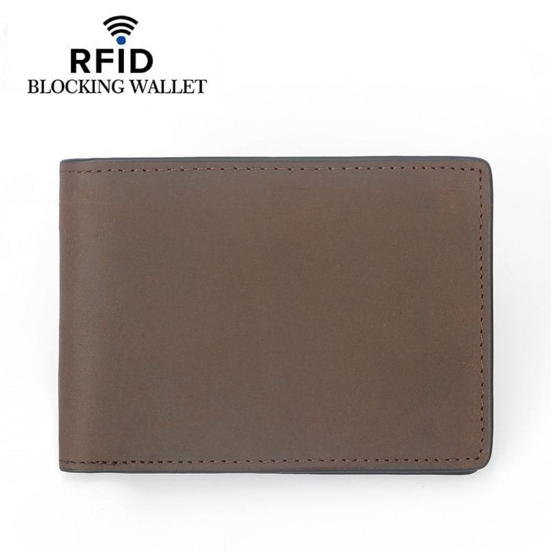 Full Grain Cowhide Leather Man Real Leather Wallet Article: WLT-ML001