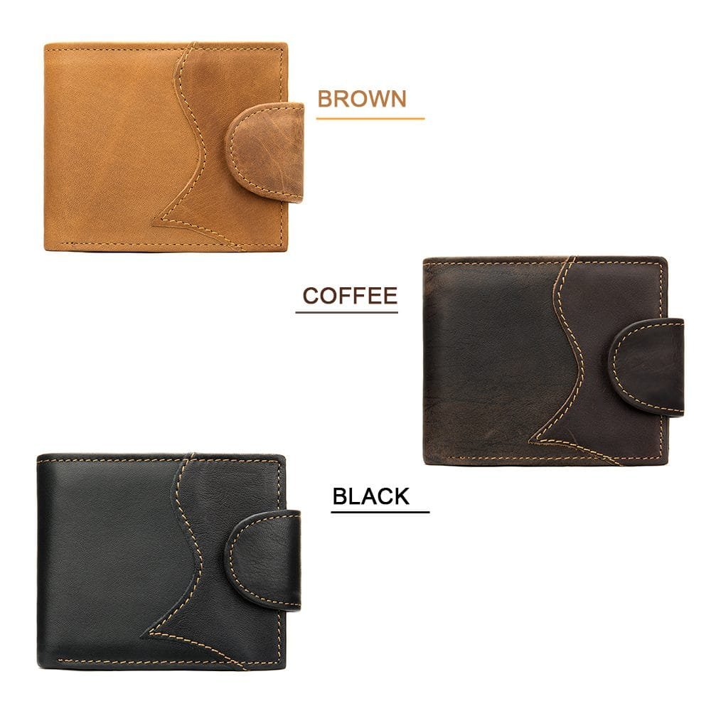 Full Grain Cowhide Leather Man Real Leather Wallet Article: WLT-ML008 - Image 3
