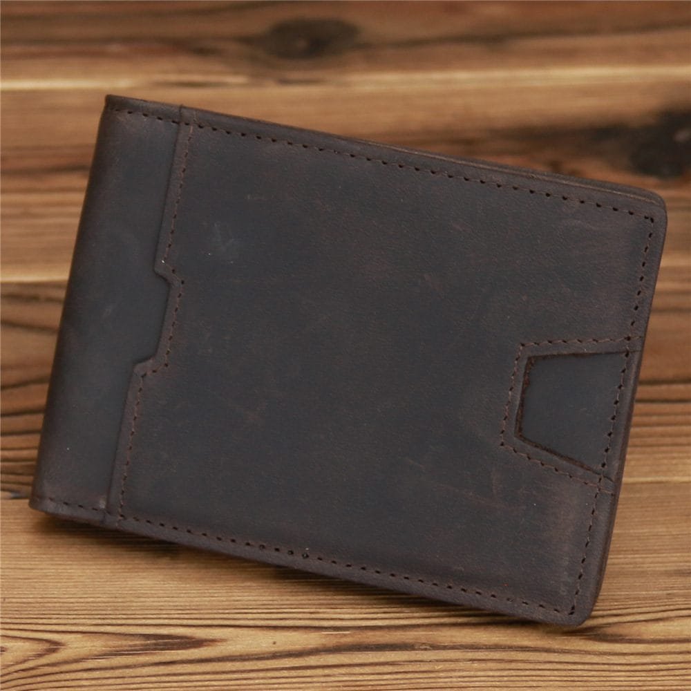 Full Grain Cowhide Leather Man Real Leather Wallet Article: WLT-ML011 - Image 3