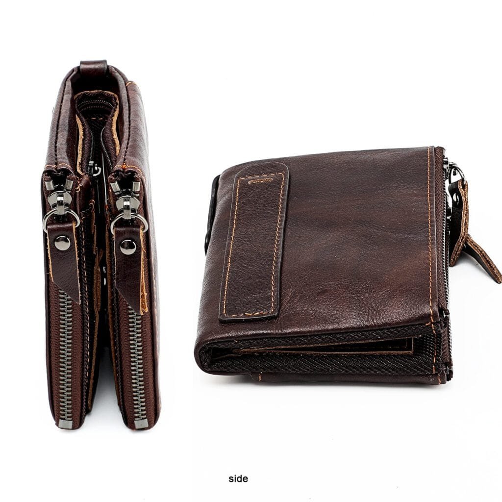 Full Grain Cowhide Leather Man Real Leather Wallet Article: WLT-ML012 - Image 3