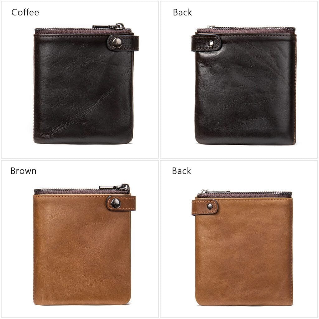 Full Grain Cowhide Leather Man Real Leather Wallet Article: WLT-ML014 - Image 3