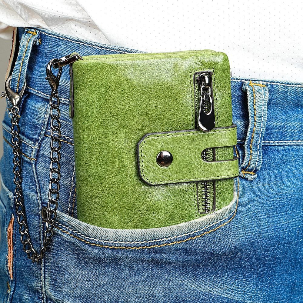 Full Grain Cowhide Leather Man Real Leather Wallet Article: WLT-ML018 - Image 5