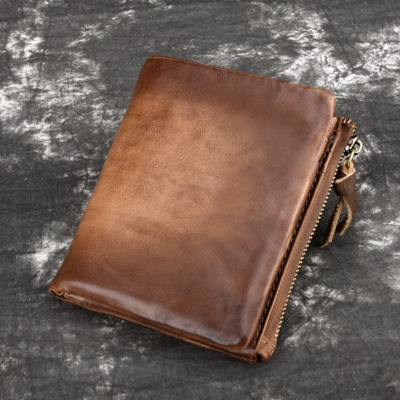 Full Grain Cowhide Leather Man Real Leather Wallet Article: WLT-ML020