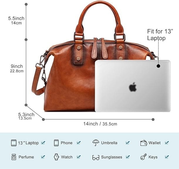 Tote Bag for Women Large Shoulder Handbag Work Full Grain Cowhide Leather Article: HT-FL021