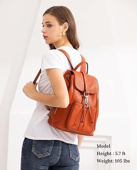 High Quality Women Vintage Full Grain Cowhide Leather Office Laptop College Backpack Article: BPKW-FL015