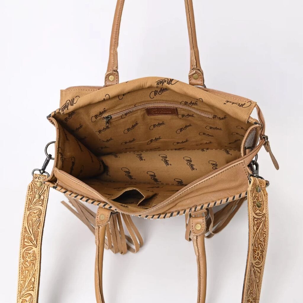 Tote Bag for Women Large Shoulder Handbag Work Full Grain Cowhide Leather Article: HT-FL017