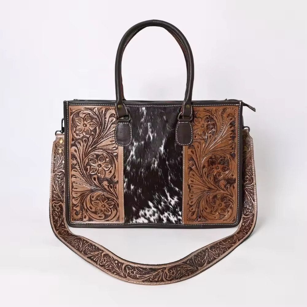 Tote Bag for Women Large Shoulder Handbag Work Full Grain Cowhide Leather Article: HT-FL018