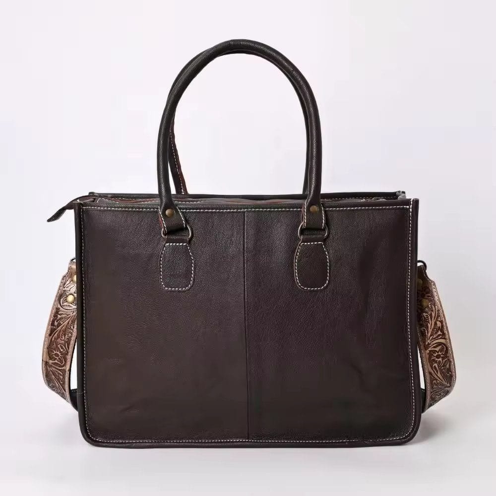 Tote Bag for Women Large Shoulder Handbag Work Full Grain Cowhide Leather Article: HT-FL018 - Image 3