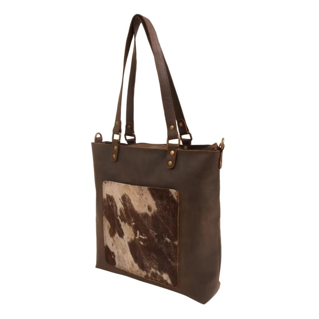 Tote Bag for Women Large Shoulder Handbag Work Full Grain Cowhide Leather Article: HT-FL020 - Image 4