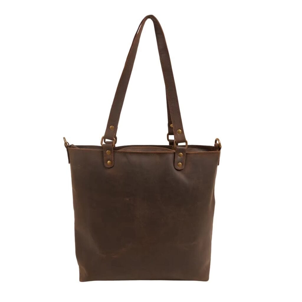 Tote Bag for Women Large Shoulder Handbag Work Full Grain Cowhide Leather Article: HT-FL020 - Image 5