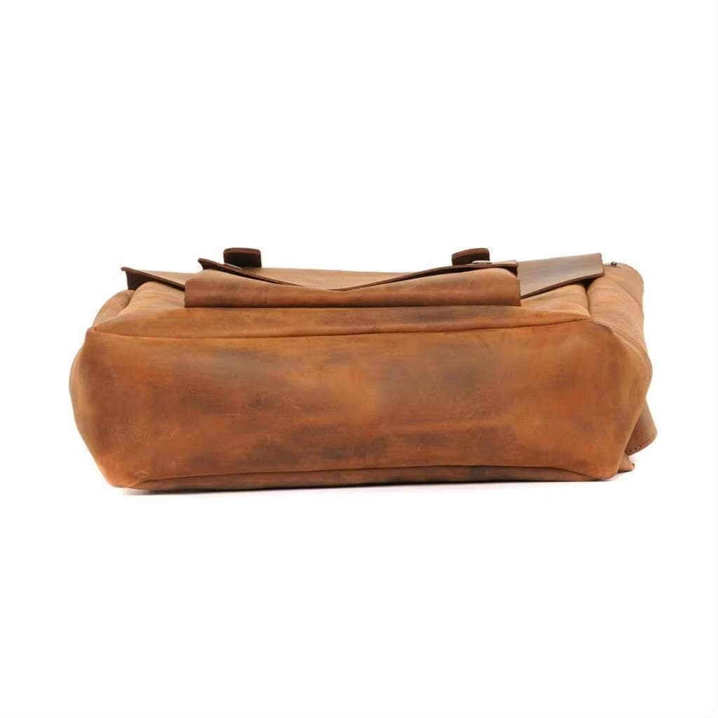 High Quality Women Vintage Full Grain Cowhide Leather Office Laptop College Backpack Article: BPKW-FL012 - Image 3